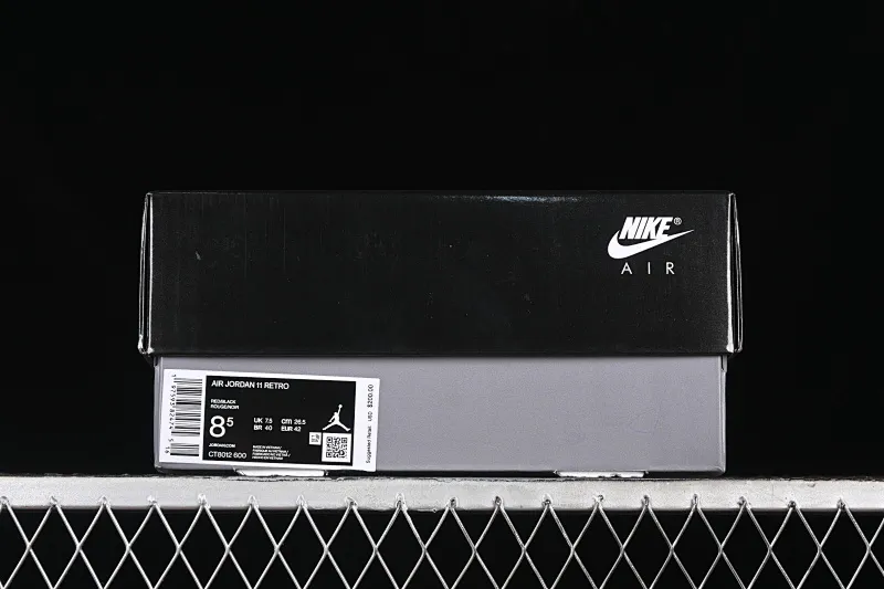 All categories Air Jordan Jordan series basketball shoes Air Jordan 11 Air Jordan 11 Retro AJ11 Joe 11 black and red high-top basketball shoes CT8012-600